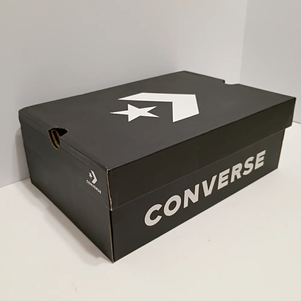 Converse CT All Star Into The Void Black Glitter Lift Platform Sneakers - Picture 9 of 9